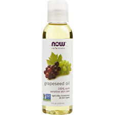 Now Essential Oils Essential Oils Now Grapeseed Oil 100% Pure Sensitive Skin Care 120ml/4oz Now Essential Oils Essential Oils Now Grapeseed Oil 100% Pure Sensitive Skin Care 120ml/4oz