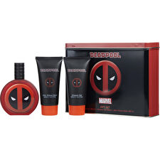Marvel Deadpool Eau De Toilette Spray & Shower Gel & Aftershave Balm 100ml/3.4oz Marvel Deadpool Eau De Toilette Spray & Shower Gel & Aftershave Balm 100ml/3.4oz