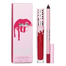 Kylie By Kylie Jenner Matte Lip Kit: Matte Liquid Lipstick 3ml + Lip Liner 1.1g - # 402 Mary Jo K 2pcs Kylie By Kylie Jenner Matte Lip Kit: Matte Liquid Lipstick 3ml + Lip Liner 1.1g - # 402 Mary Jo K 2pcs