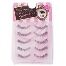 Beauty World Dream Girl Nylon Eyelash - # 981 Black 5pairs Beauty World Dream Girl Nylon Eyelash - # 981 Black 5pairs