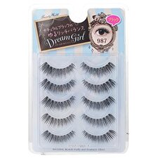 Beauty World Dream Girl Nylon Eyelash - # 987 Natural Black 5pairs Beauty World Dream Girl Nylon Eyelash - # 987 Natural Black 5pairs