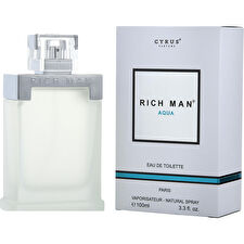 Cyrus Parfums Rich Man Acqua Eau De Toilette Spray 90ml/3.3oz Cyrus Parfums Rich Man Acqua Eau De Toilette Spray 90ml/3.3oz