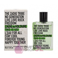 Zadig & Voltaire This Is Us! L'eau For All Unisex Eau De Toilette 50ml Zadig & Voltaire This Is Us! L'eau For All Unisex Eau De Toilette 50ml
