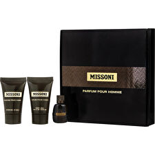 Missoni Eau De Parfum 0.17oz & Aftershave Balm 0.8oz & Shower Gel 0.8oz Missoni Eau De Parfum 0.17oz & Aftershave Balm 0.8oz & Shower Gel 0.8oz