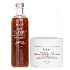 Fresh Black Tea Instant Perfecting Mask + Rose Deep Hydration Facial Toner 2pcs Fresh Black Tea Instant Perfecting Mask + Rose Deep Hydration Facial Toner 2pcs