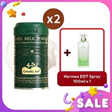 Camel MT Camel Milk Powder x2 + Hermes Un Jardin Sur Le Toit EDT Spray 3pcs Camel MT Camel Milk Powder x2 + Hermes Un Jardin Sur Le Toit EDT Spray 3pcs