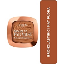 L'oreal Back To Paradise Bronzing Powder - # 03 Back To Bronze 9g/0.31oz L'oreal Back To Paradise Bronzing Powder - # 03 Back To Bronze 9g/0.31oz