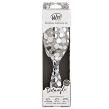 Wet Brush Original Detangler Groovy Disco Silver Hair Brush 1pc Wet Brush Original Detangler Groovy Disco Silver Hair Brush 1pc