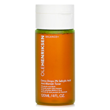 Ole Henriksen Detox Drops 2% Salicylic Acid Anti-Blemish Toner 120ml Ole Henriksen Detox Drops 2% Salicylic Acid Anti-Blemish Toner 120ml