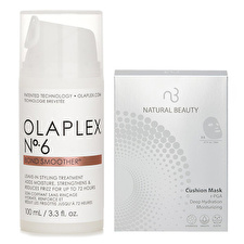 Olaplex No. 6 Bond Smoother 100ml X Natural Beauty r-PGA Deep Hydration Moisturizing Cushion Mask (Exp.13 Apr 2026) 6x 20ml 2pcs Olaplex No. 6 Bond Smoother 100ml X Natural Beauty r-PGA Deep Hydration Moisturizing Cushion Mask (Exp.13 Apr 2026) 6x 20ml 2pcs
