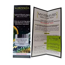 Garancia Mysterieuses Mille Et Une Nuits Anti-ageing Night Cream For Face 1ml *sample Garancia Mysterieuses Mille Et Une Nuits Anti-ageing Night Cream For Face 1ml *sample