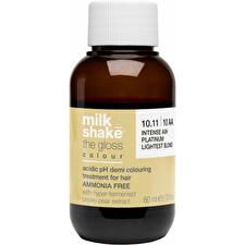 Milk Shake The Gloss Acidic Ph Demi-permanent Colour 10.1 Demi-permanent Hair Dye 10.1 Platinum Blonde 60ml Milk Shake The Gloss Acidic Ph Demi-permanent Colour 10.1 Demi-permanent Hair Dye 10.1 Platinum Blonde 60ml