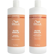 Wella Professional Nourishing Shampoo For Dry And Damaged Hair Invigo Nutri- Enrich (deep Nourishing Shampoo) 1000ml Wella Professional Nourishing Shampoo For Dry And Damaged Hair Invigo Nutri- Enrich (deep Nourishing Shampoo) 1000ml