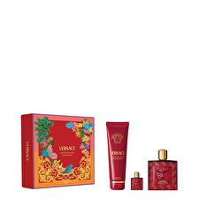 Versace Set Versace: Eros Flame Eau De Parfum For Men 100ml & Eros Flame Shower Gel 150ml & Eros Flame Eau De Parfum For Men 5ml Versace Set Versace: Eros Flame Eau De Parfum For Men 100ml & Eros Flame Shower Gel 150ml & Eros Flame Eau De Parfum For Men 5ml