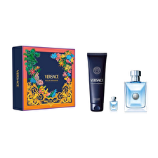 Versace Set Versace: Pour Homme Eau De Toilette For Men 100ml & Pour Homme Shower Gel For Hair & Body For All Skin Types 150ml & Pour Homme Eau De Toilette For Men 5ml *miniature Versace Set Versace: Pour Homme Eau De Toilette For Men 100ml & Pour Homme Shower Gel For Hair & Body For All Skin Types 150ml & Pour Homme Eau De Toilette For Men 5ml *miniature