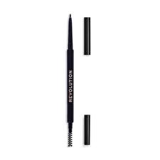 Makeup Revolution Precise Brow Eyebrow Cream Pencil & Brush 2-in-1 Ebony 0.05 G Makeup Revolution Precise Brow Eyebrow Cream Pencil & Brush 2-in-1 Ebony 0.05 G