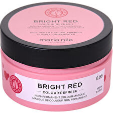Maria Nila Bright Red Color Refresh Mask - Gentle Nourishing Mask Without Permanent Color Pigments 100ml Maria Nila Bright Red Color Refresh Mask - Gentle Nourishing Mask Without Permanent Color Pigments 100ml