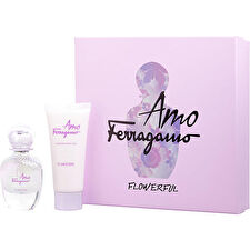 Salvatore Ferragamo Amo Ferragamo Flowerful Woman Eau De Toilette 50ml & Shimmering Bl 100ml Travel Set Salvatore Ferragamo Amo Ferragamo Flowerful Woman Eau De Toilette 50ml & Shimmering Bl 100ml Travel Set