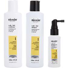 Nioxin Set-3 Piece Full Kit System 1 With Cleanser Shampoo 150ml/5oz & Scalp Therapy Conditioner 150ml/5oz & Scalp Treatment 30ml/1.7oz Nioxin Set-3 Piece Full Kit System 1 With Cleanser Shampoo 150ml/5oz & Scalp Therapy Conditioner 150ml/5oz & Scalp Treatment 30ml/1.7oz