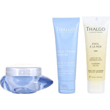 Thalgo Gift Box Set Thalgo: Eveil à La Mer Cleanser Cleansing Gel For Face 50ml & Cold Cream Marine Soothing Cream For Face 50ml & Cold Cream Marine Sos Soothing Cream Mask For Face 50ml Thalgo Gift Box Set Thalgo: Eveil à La Mer Cleanser Cleansing Gel For Face 50ml & Cold Cream Marine Soothing Cream For Face 50ml & Cold Cream Marine Sos Soothing Cream Mask For Face 50ml