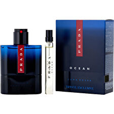 Prada Set Prada: Luna Rossa Ocean Eau De Toilette For Men 100ml & Luna Rossa Ocean Eau De Toilette For Men 10ml Prada Set Prada: Luna Rossa Ocean Eau De Toilette For Men 100ml & Luna Rossa Ocean Eau De Toilette For Men 10ml