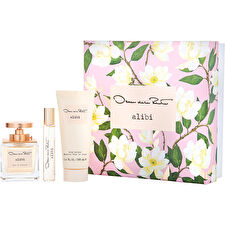 Oscar De La Renta Alibi Eau De Toilette Spray 90ml/3.4oz & Body Lotion 90ml/3.4oz & Eau De Toilette Spray 0.5oz Oscar De La Renta Alibi Eau De Toilette Spray 90ml/3.4oz & Body Lotion 90ml/3.4oz & Eau De Toilette Spray 0.5oz