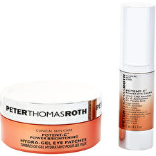 Peter Thomas Roth Clinically Stronger Brightening Kit: Potent-c Power Eye Cream 15ml/0.5oz & Power Brightening Hydra-gel Eye Patches 60ct 2pcs Peter Thomas Roth Clinically Stronger Brightening Kit: Potent-c Power Eye Cream 15ml/0.5oz & Power Brightening Hydra-gel Eye Patches 60ct 2pcs