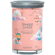 Yankee Candle Aroma Candle Signature Tumbler Large Watercolor Skies 567 G Yankee Candle Aroma Candle Signature Tumbler Large Watercolor Skies 567 G