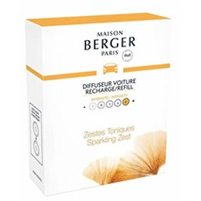 Maison Berger Paris Sparkling Zest Car Diffuser Recharge/refill 2 Pcs Maison Berger Paris Sparkling Zest Car Diffuser Recharge/refill 2 Pcs