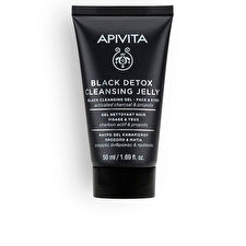 Apivita Black Detox Cleanser With Activated Carbon And Propolis 50ml Apivita Black Detox Cleanser With Activated Carbon And Propolis 50ml