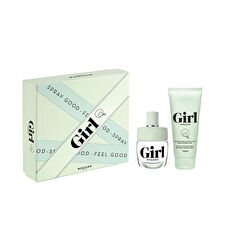 Rochas Set Rochas: Girl Eau De Toilette For Women 60ml & Girl Exfoliating Shower Gel Body All Skin Types 100ml Rochas Set Rochas: Girl Eau De Toilette For Women 60ml & Girl Exfoliating Shower Gel Body All Skin Types 100ml