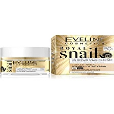 Eveline Cosmetics Royal Snail Concentrated Intensely Lifting Day And Night Cream 50+ 50ml Eveline Cosmetics Royal Snail Concentrated Intensely Lifting Day And Night Cream 50+ 50ml