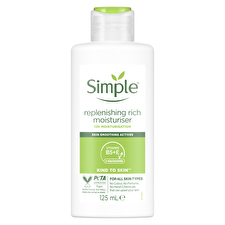 Simple Kind To Skin Rich Moisturiser Replenishing 125ml Simple Kind To Skin Rich Moisturiser Replenishing 125ml