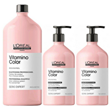 Loreal Professionnel Vitamino Color Shampoo 1 X 1500ml And 2 X Conditioner 750ml Loreal Professionnel Vitamino Color Shampoo 1 X 1500ml And 2 X Conditioner 750ml
