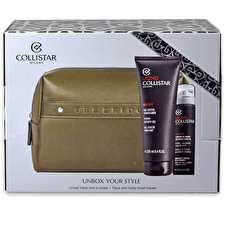Collistar Uomo Set Toning Shower Gel 250ml / Mini Perfect-adherence Shaving Foam 75ml / Pouch 325ml Collistar Uomo Set Toning Shower Gel 250ml / Mini Perfect-adherence Shaving Foam 75ml / Pouch 325ml