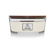 WoodWick Scented Candle Boat White Tea & Jasmine 453 G WoodWick Scented Candle Boat White Tea & Jasmine 453 G