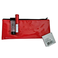 Smashbox Deluxe Trial Size Set Smashbox: Super Fan Volumizing Mascara Black 5ml & Photo Finish Smoothing Liquid Primer 7.1ml & Textile Makeup Bag Red Smashbox Deluxe Trial Size Set Smashbox: Super Fan Volumizing Mascara Black 5ml & Photo Finish Smoothing Liquid Primer 7.1ml & Textile Makeup Bag Red