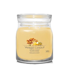 Yankee Candle Aromatic Candle Signature Glass Medium Autumn Sunset 368 G Yankee Candle Aromatic Candle Signature Glass Medium Autumn Sunset 368 G