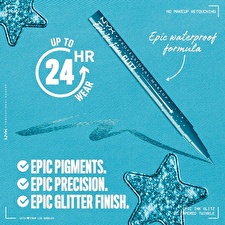 Nyx Professional Make Up Epic Ink Liner Glitz Waterproof Eyeliner #01-tapered Twinkle 1ml Nyx Professional Make Up Epic Ink Liner Glitz Waterproof Eyeliner #01-tapered Twinkle 1ml