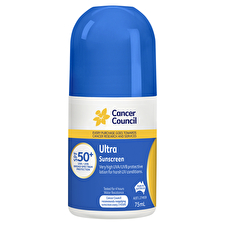 Cancer Council Spf 50+ Ultra 75ml Roll On Cancer Council Spf 50+ Ultra 75ml Roll On