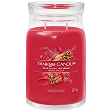 Yankee Candle Sparkling Cinnamon Signature Candle Yankee Candle Sparkling Cinnamon Signature Candle