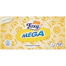 Foxy Mega Tissues 200 Units Foxy Mega Tissues 200 Units