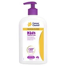 Cancer Council Spf 50+ Kids 500ml Pump Cancer Council Spf 50+ Kids 500ml Pump