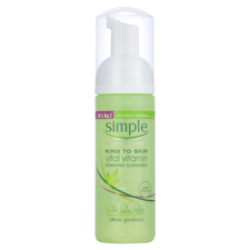 Simple Kind To Skin Foaming Cleanser Vital Vitamin 150ml Simple Kind To Skin Foaming Cleanser Vital Vitamin 150ml