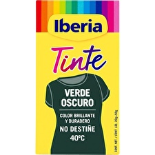 Iberia Clothing Dye Colorfast 40º #dark Green 70 Gr Iberia Clothing Dye Colorfast 40º #dark Green 70 Gr