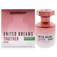 Benetton United Dreams Together Eau De Toilette For Women 50ml Benetton United Dreams Together Eau De Toilette For Women 50ml