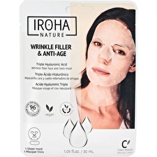 Iroha Wrinkle Filler & Anti-age Wrinkle Filler Face & Neck Mask 30ml Iroha Wrinkle Filler & Anti-age Wrinkle Filler Face & Neck Mask 30ml