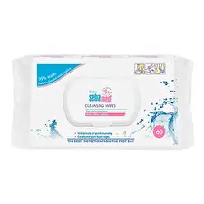 Sebamed Baby Cleansing Wipes With 99% Water 60 Pcs Sebamed Baby Cleansing Wipes With 99% Water 60 Pcs