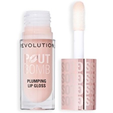 Makeup Revolution Pout Bomb Vegan Plumping Lip Gloss Milky Sheer Holo 4.6ml Makeup Revolution Pout Bomb Vegan Plumping Lip Gloss Milky Sheer Holo 4.6ml