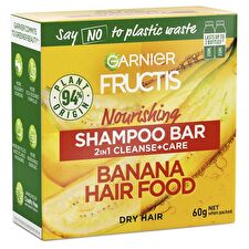 Garnier Fructis Banana Hair Food 2in1 Shampoo Bar 60g Garnier Fructis Banana Hair Food 2in1 Shampoo Bar 60g